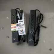 Lot Two 6 Outlet 4ft Extension Power Strip & 2 USB Charging Port Surge Protector