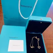 Tiffany & Co. Open Heart K18 Gold Necklace, , Authentic, Rare Find
