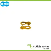 KMC Bike Connecting Chain Links - 10 Speed - 2 Pcs Mf Card - Ti - N Gold