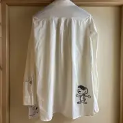 Vintage Peanuts Women L Snoopy Blouse Classic Character