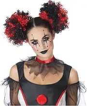 Clown Hair Clip-On Puff Buns Standard