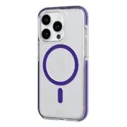 Tech21 EvoCrystal Case with MagSafe for iPhone 15 Pro - Amethyst Purple