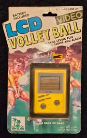 NEW TOY ISLAND VOLLEYBALL Vintage Electronic Handheld Game LCD RARE SEALED 1991