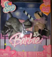Barbie I Love Pets Lights Camera Glamour Bobble Heads 2005 Mattel