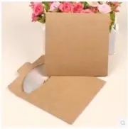 100x Kraft Paper Vedio CD Envelope Bags Wedding Ceremony Christening Mementos