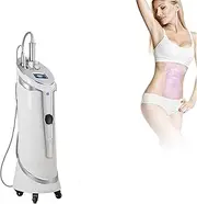 Vertical Skin Tightening Machine, Body Cellulite Massage Machine with 2 Handles, Adjustable 9 Speeds and 360° Rotation Direction, 410-450rpm/min Speed and 40-254HZ Frequency, Painless, for Salon
