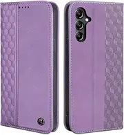[CXTcase] Case for Samsung Galaxy A55 5G, Shockproof PU Leather Flip Folio Cover with Card Slots, Magnetic Wallet Case for Samsung Galaxy A55 5G, Purple
