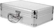 Veemoon Tool Carrying Box Sturdy Briefcase Organizer with Handle Portable Tool Storage Case Password Design for Use