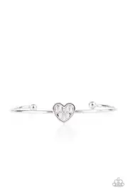 Paparazzi accessories “Heart of Ice” Cuff Bracelet New!