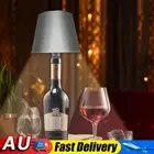 Wireless Bottle Lamp RGB Rechargeable Touch Lamp for Restaurant & Bar (gray) HOT