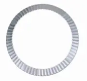 18K White Gold Fluted Bezel For Rolex Datejust 41MM 126300, 126334