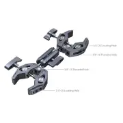 SmallRig Super Clamp with Double Crab-Shaped Clamps 4103B