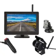 Digital Wireless 5"Car Monitor Rear View Reversing Camera Parking System Charger