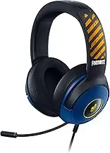 FORTNITE Gaming Headset, Razer, Kraken V3 X Fortnite Edition, Lightweight, Comfortable Wired Gaming Headset, USB 7.1 Surround Sound, Triforce 40mm Driver, Unidirectional Microphone, Noise Canceling