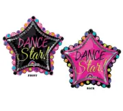 Dance Star Mylar Balloon Party XL 30" Super Shape Mylar Foil Decoration