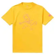Neff x The Simpsons Mens Bart Simpson Devil Demon Gold Shirt NWT 2XL