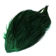 New Coque Hackle Feather Pad - Green - Wholesale Feathers & Craft Supplies