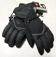 Rossignol Men's Ski Gloves XL Cord-Lock Insulated DRYPEL Pocket Zip MRSP $75