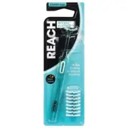 REACH Access Flosser Starter Pack Wax Coated Removes Plaque Dental Floss
