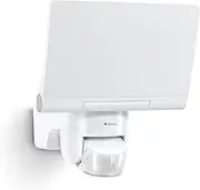 Steinel LED Spotlight XLED Home 2 S White, Adjustable Floodlight, Exterior Light, 13.7 W, 180° Motion Sensor Spotlight for Garden, Patio Garage or Warehouse, 19.4 x 18 x 16.1 cm