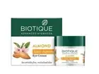 Biotique Almond Anti Ageing Eye Cream, Decreases puffiness Reduces fine line 15g