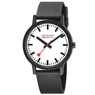 【MONDAINE 瑞士國鐵】essence系列腕錶 瑞士錶(白41mm)