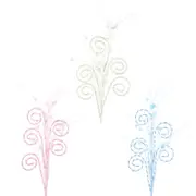 Fairy Floss Candy Swirl Picks 72cm 3 Asst