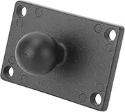 Tihebeyan Universal 1 Inch Ball Mount AMPS Adapter Plate with Square Base, Compatible for RAM Mounts Size Ball Arms, for Cars and Trucks