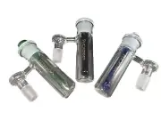 18mm Heavy Glass Ash Catcher For 14mm Cone Piece W Removable Downstem