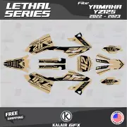 Graphics Kit for YAMAHA YZ125 (2022-2023) YZ 125 Lethal Series - Tan