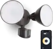 UME Smart WiFi LED Security Light Motion Sensor Outdoor, Work with Brown Faye
