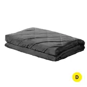 DreamZ 9KG Adults Size Anti Anxiety Weighted Blanket Gravity Blankets Grey