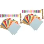 Set of 2 Paper Picture Frames Hanging Party Photo Living Room Decorations
