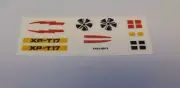 Johnny Lightning Topper Redline TWIN BLASTER BLISTER PACK STICKER (brand new)
