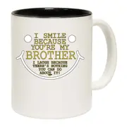 Smile Because Youre My Brother Mug Cup