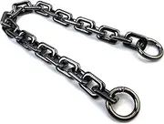 VersaKits Heavy Chunky Link Chain Strap Purse Handbag Top Handle Shoulder Straps Accessories Decoration Chain Strap Extender Charms Replacement(14.9'' Metalllic Black)