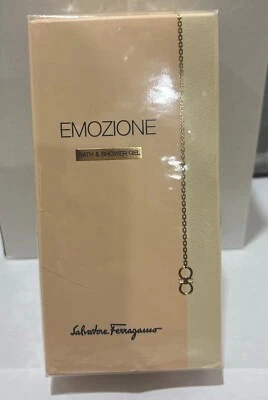 Salvatore Ferragamo Emozione Bath & Shower Gel 6.8 oz New Sealed Pack