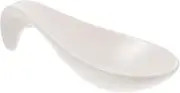 Ciieeo 1Pc Creative Ceramic Spoon for Caviar Truffle Stylish Serving Spoon Chopstick Rest for Home Dining Safe Design for Restaurants Hotels