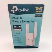 TP-Link RE2700X AX2700 Wi-Fi 6 Dual-Band, Range Extender with Fast 2.7 Gbps