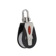 Practical Brand New Single Pulley Sailboat Sheave Block Swivel Cruising