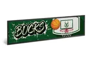NBA Milwaukee Bucks Basketball Bar Runner Mat