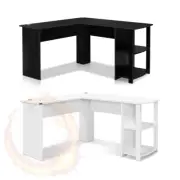 Artiss Ronald L-Shape Corner Computer Desk Student Study Table Workstation