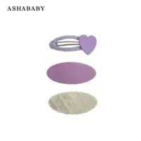 在飛比找蝦皮商城優惠-ASHABABY 可愛愛心髮夾三件組