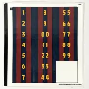 LEGO STICKER SHEET 40542 FC Barcelona Go Brick Me BrickHeadz Decals Stickers