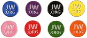 [Ficsowy] Jw.org Pin 8 Different Color Cute Funny Enamel Pin Diy Accessories Jw.org Presents for Jehovah's Witnesses, Copper, no gemstone