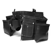 BuildPro Tool Belt Apron BLACK LEATHER LWTMABK