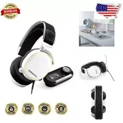 Premium Arctis Pro Gaming Headset with GameDAC and High-Fidelity Audio - White