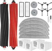 [SpeHiate] Accessory Set for Roborock S8 MaxV Ultra Robot Vacuum Cleaner - Compatible, Tangle-Free Brushes, HEPA Filter, Self-Sealing Dust Bag, All Floor Types
