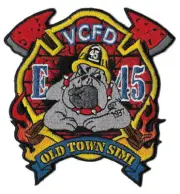 Ventura County Fire Station 45 Old Town Simi Bulldog NEW Fire Patch .,