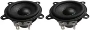 JINGERL 15W Bass Bluetooth Speaker 2.5 Inch 2Ohm Subwoofer Neodymium Strong Low Frequency Loudspeaker for Beats Pill XL Speaker 2Pcs (Color : 2pcs)